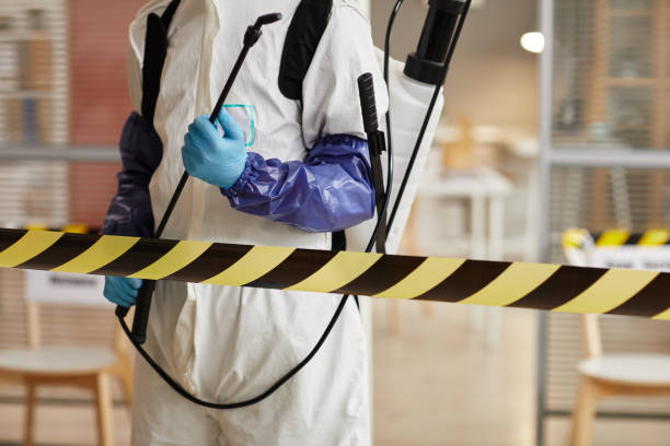 Professional Biohazard technician working in Houston, OH
